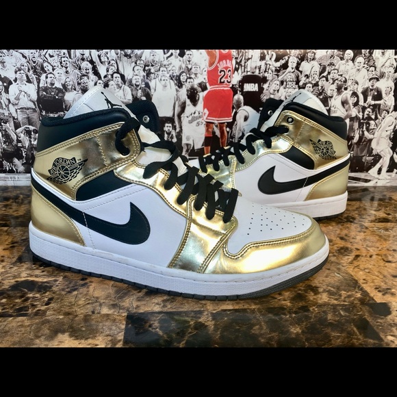 AIR JORDAN 1 MID DC1419-700 color Good/White size 11 - Picture 5 of 8